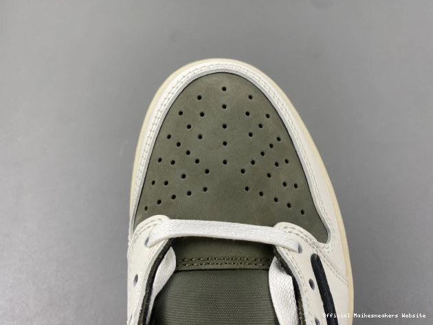 Official Maikesneakers 1 LOW DM7866-200 X JORDAN MEDIUM OG SCOTT TRAVIS OLIVE AIR 0716